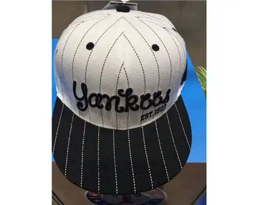 棒球帽弯沿翘沿情侣帽条纹字母16ny1uci14600