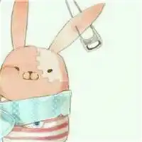 手绘可爱有关兔子的情侣头像图片大全这辈子有你足以