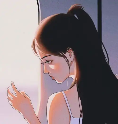 甜甜的手绘情侣头像遇见你是所有故事的开始