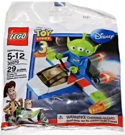 lego玩具总动员3篇二30070三眼仔小飞船开箱