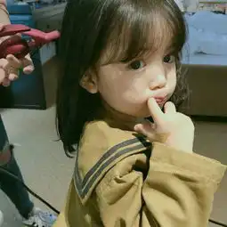 小萌娃头像超可爱头像真是无法接受事实