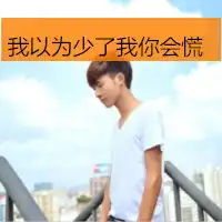 我以为少了我你会慌
