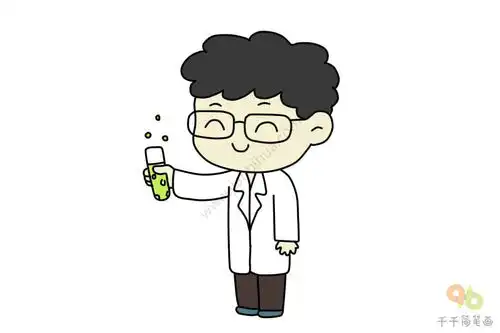 不同岗位的男性职业人物简笔画大全