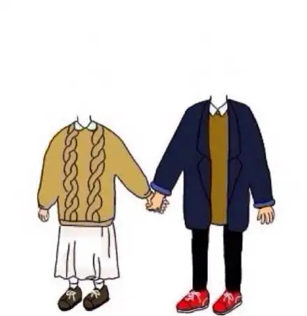 卡通情侣真实头像叫什么p图软件