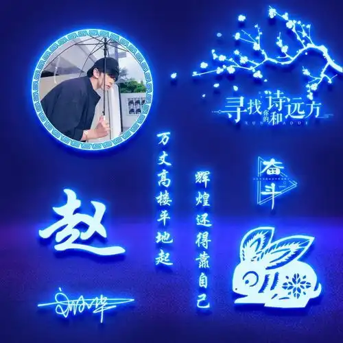 你该换微信头像了,3d立体简约十二生肖签名头像,2021属你最牛