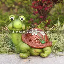 卡通蜗牛和乌龟,玻璃钢卡通动物雕塑-黄页88网