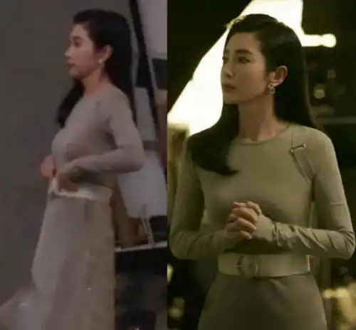 李冰冰工作生图引热议,与精修图差距太大,网友说她脸肿快崩了