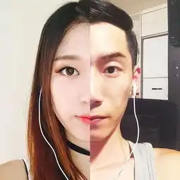 异地恋情侣拼接照片秀恩爱虐哭单身双语