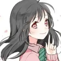 二次元刘海女生头像2次元齐刘海发型女生头像