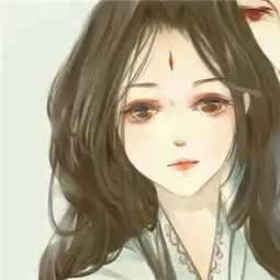 2018古风唯美情侣头像高清图片淡忘是一种境界就像那缕轻烟