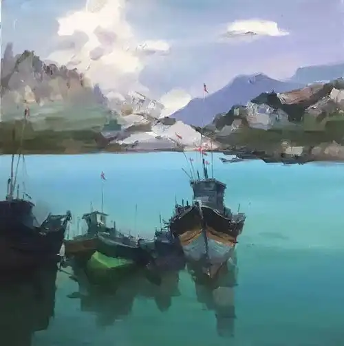 展讯庄少华平淡填珍静物风景人物油画展
