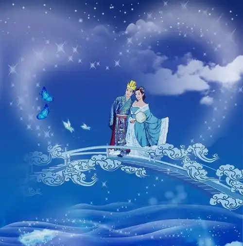 七夕有约我用执着播洒祝福和祥瑞