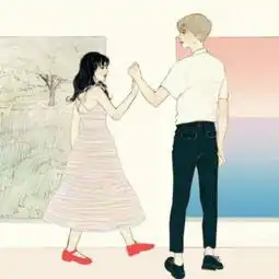 二次元情侣头像一男一女图片男人