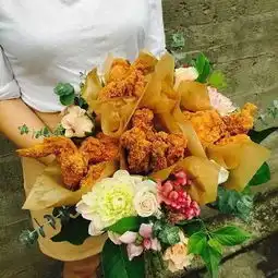 白色情人节,我送给吃货女友的炸鸡花