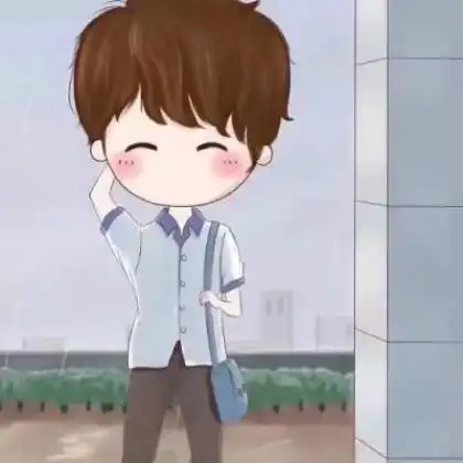 q版人物情侣头像一对卡通