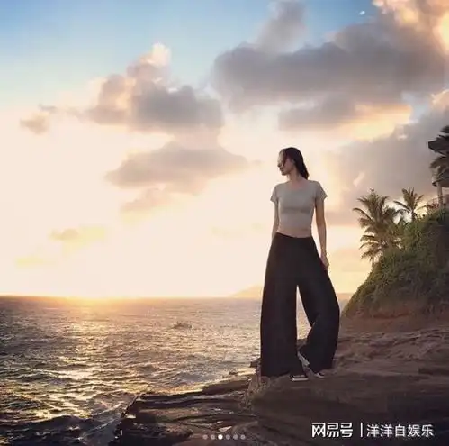 男友屡与多名女子传绯闻,阿娇罕有放闪晒照,揽男友站海边证名份