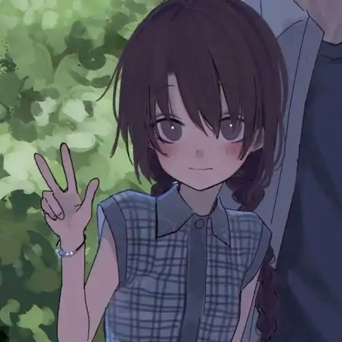 动漫情侣头像上世纪的告白