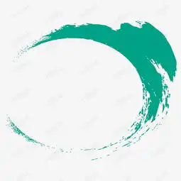 绿色笔刷圆形背景素材图片免费下载高清卡通手绘psd千库网图片编号7883768
