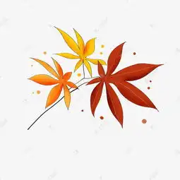 立秋手绘红色枫叶素材图片免费下载高清psd千库网图片编号10861273