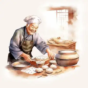 中秋插画月满中秋玉兔吉祥