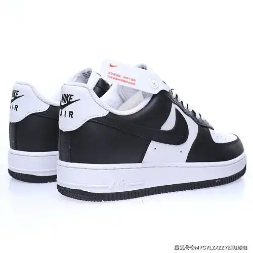 耐克nikeairforce107空军一号低帮百搭休闲运动板鞋黑白熊猫aq4134100