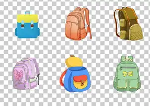 卡通手绘小学生书包儿童背包开学季png免扣素材图片模板下载95.71mb办公商务大全生活工作