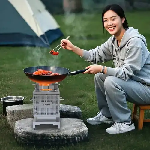 户外出行,烹饪工具怎么选科恩s11无烟气化炉您的zui佳选择