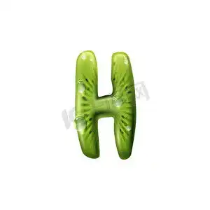 字母h字体设计摄影图片
