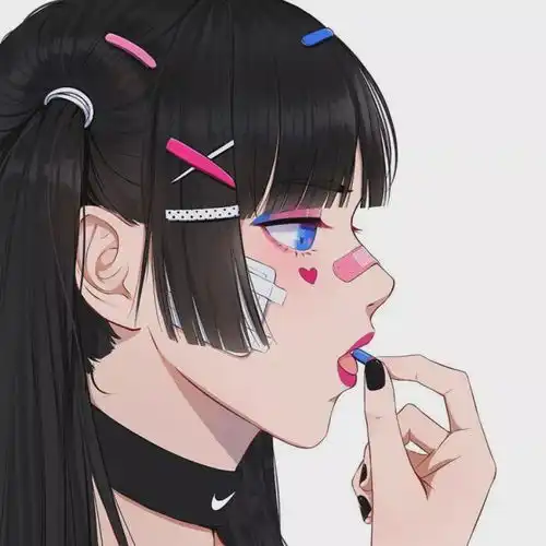 动漫头像女孩子的眼睛里应该装着星辰和大海
