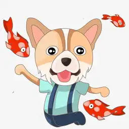 转运锦鲤狐狸插画图片素材其他格式下载动漫人物大全