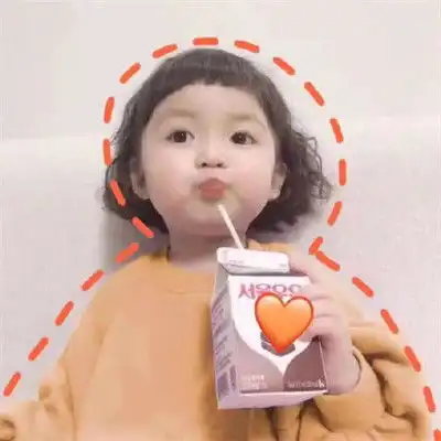 抖音罗熙闺蜜头像五颜六色萌萌哒可爱少女罗熙头像
