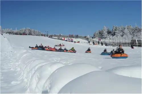 好嗨哟万名大学生齐打卡,仙女山雪地胖胖跑激情开跑