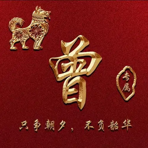 姓氏头像,微信头像,3d金属质感十二生肖签名头像,有你的吗