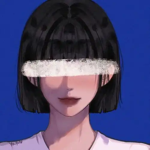 手绘插画情侣头像