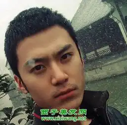 2017男士短发齐刘海发型图片