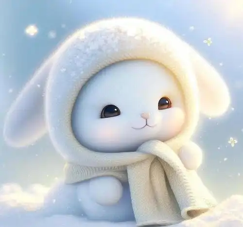 可爱呆萌的兔子头像