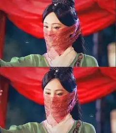 佟丽娅绿纱遮面眼神勾人,黎姿一袭白纱太唯美