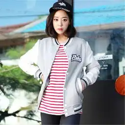 2014韩国代购姜惠研ulzzang秋冬新款字母棒球服班服卫衣情侣装