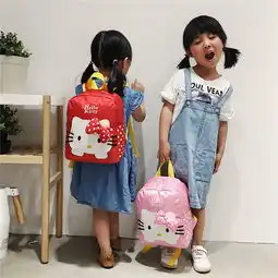 儿童书包韩版卡通蝴蝶结波点印花幼儿园小背包男童女童双肩包yp
