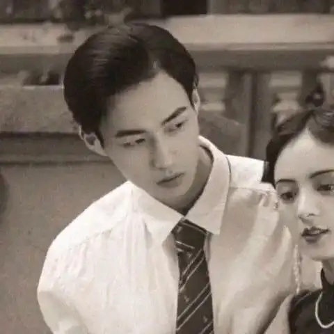 一组民国风情侣头像分享