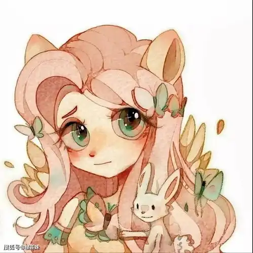 神经文艺小马宝莉头像你搅散一池星光成为我的月亮