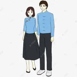 民国风情侣卡通插画合集一素材图片免费下载高清psd千库网图片编号11414113