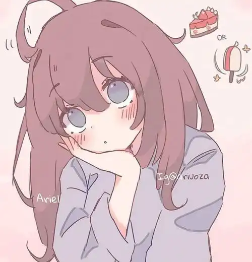 微信头像慵懒萌萌可爱的少女手绘头像动漫画风,太好看了