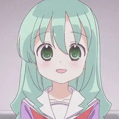 沫兮动漫可爱二次元绿色头像女卡通动漫头像我要个性网