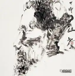 水墨头像