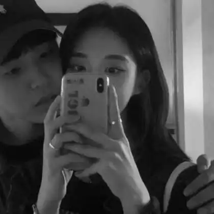 优质高清黑白情侣头像我是真的爱你