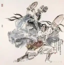 水墨舞者陈玉先