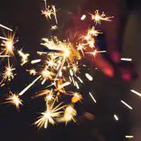烟花棒短暂美丽烟花可爱头像微信头像图片大全