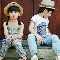 小孩情侣头像吧