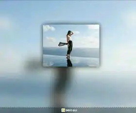 有什么相机软件可以把图做成一种朦胧的样子,图中间有框的那种,人物什么的在中间框里,